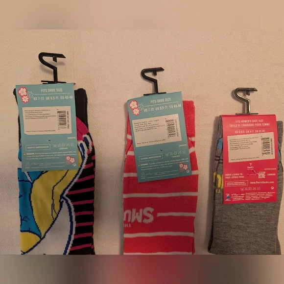 Smurf Socks Set New - Picture 3 of 6